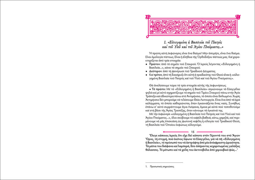 Εμπειρίες κατά τη Θεία Λειτουργία, Πρωτοπρεσβύτερος Στέφανος Κ. Αναγνωστόπουλος